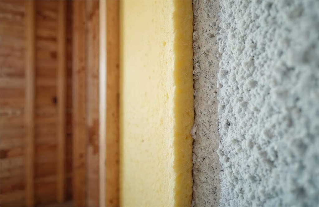 ¿Cómo se analiza la densidad correcta para que el material insuflado se asiente y no pierda su eficacia con el tiempo?